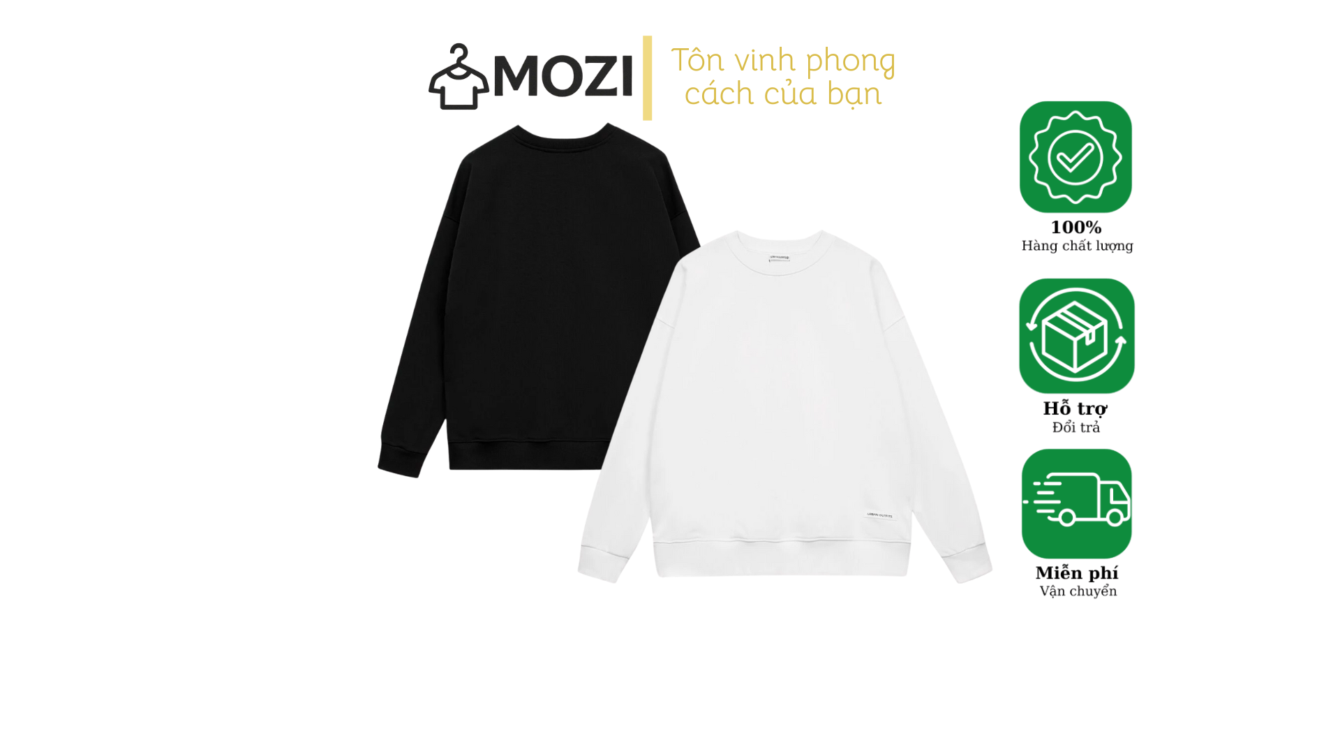 Khung ảnh sản phẩm (1) Áo thun nam cổ tròn MOZI